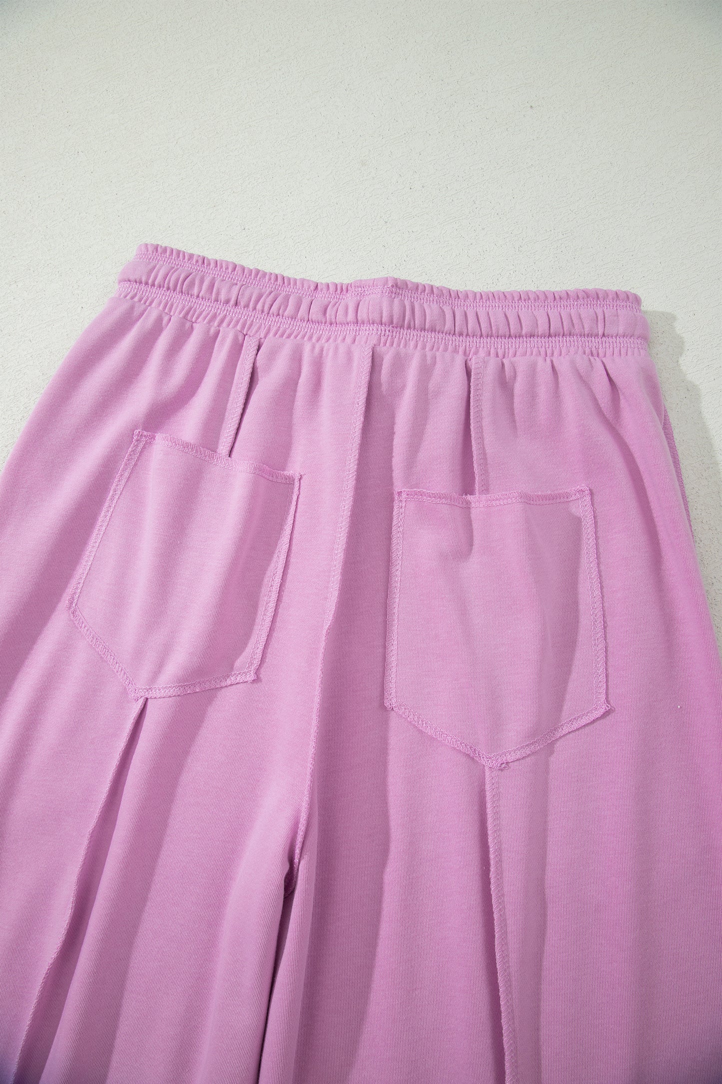 Orchid Bouquet Drop Shoulder Boxy Tee and Barrel Pants Set