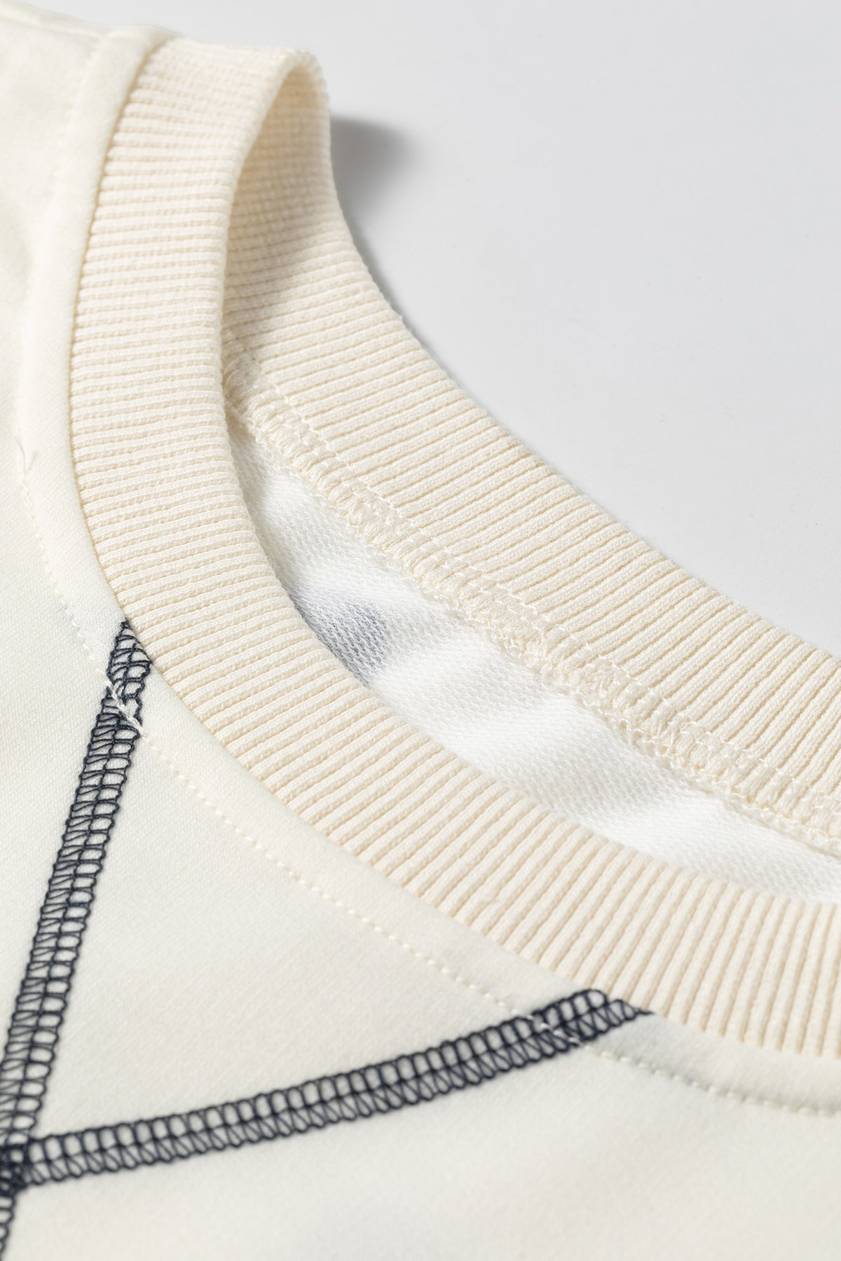 Polka Dot Print Crossed Seam Detail Oversize Tee