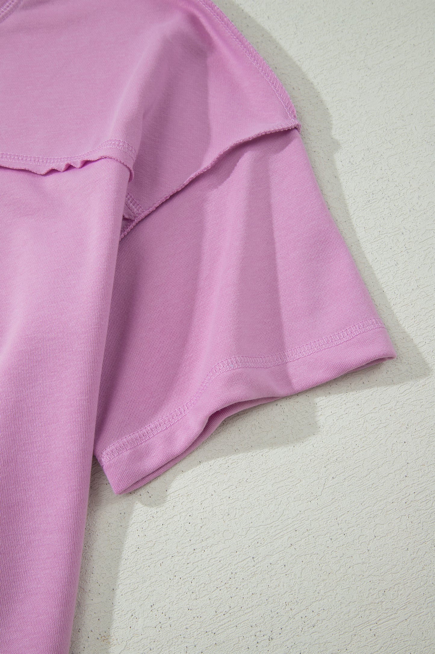 Orchid Bouquet Drop Shoulder Boxy Tee and Barrel Pants Set